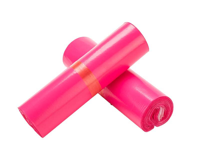 镇宁玫红色快递袋-02